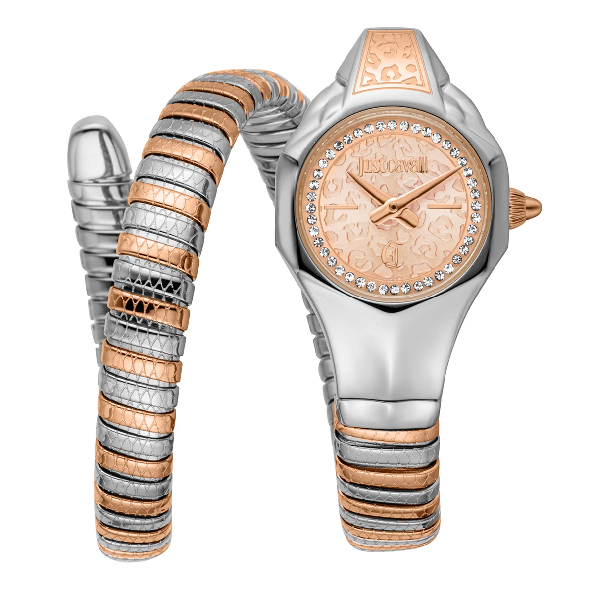 MONTRE JUST CAVALI FEMME SIMPLE ACIER